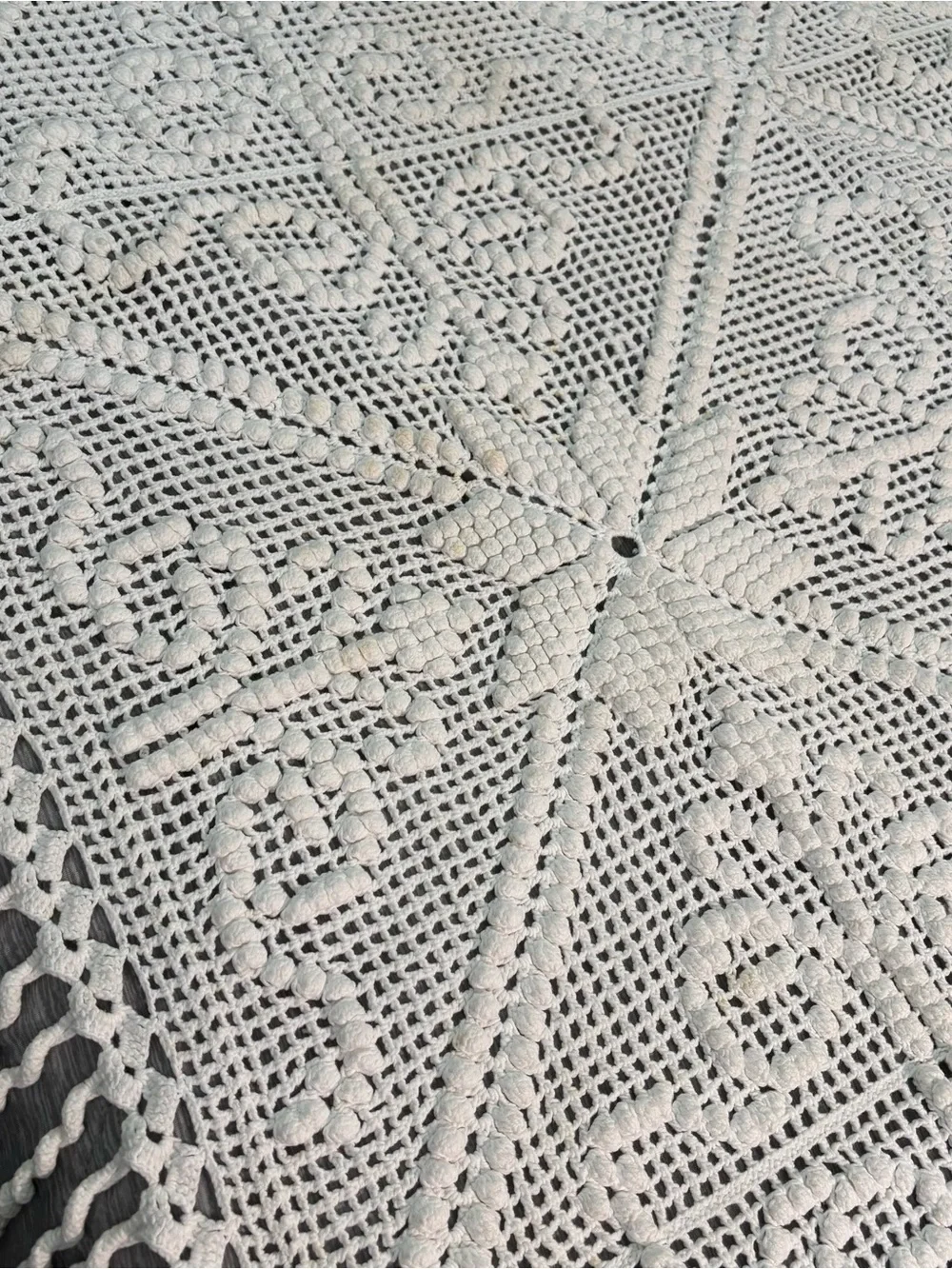 Handmade vintage crochet